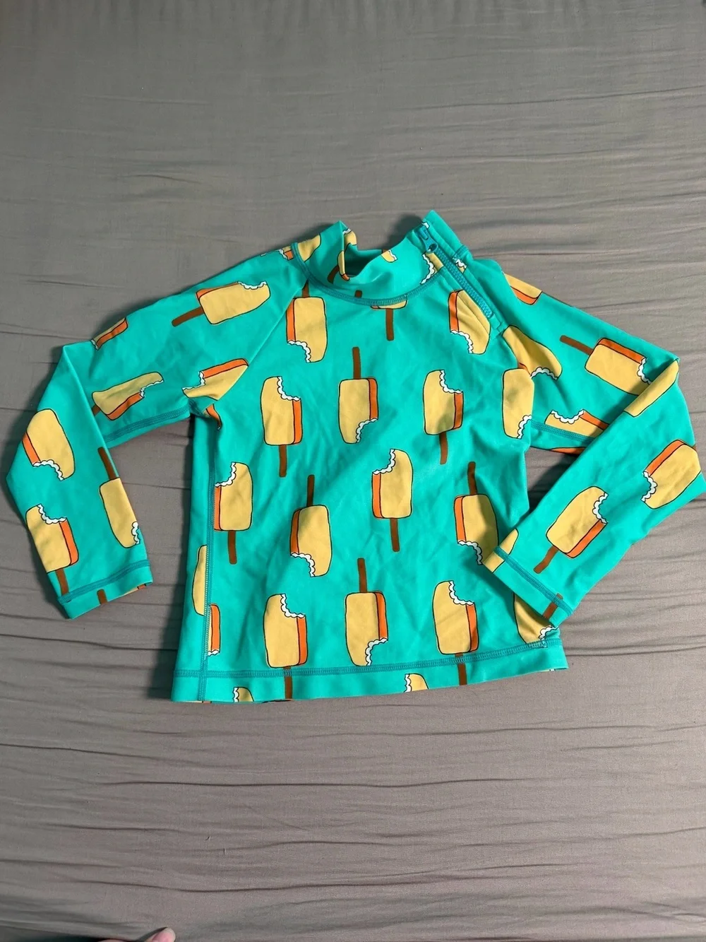 Hanna Andersson Island Green Popsicle Sunblock Rash Guard Size 5
